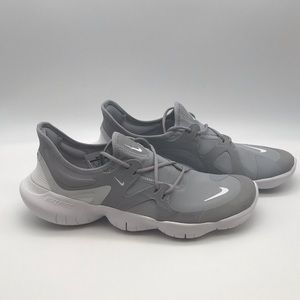 Nike Free RN 5.0 Wolf Grey/White Running Shoes